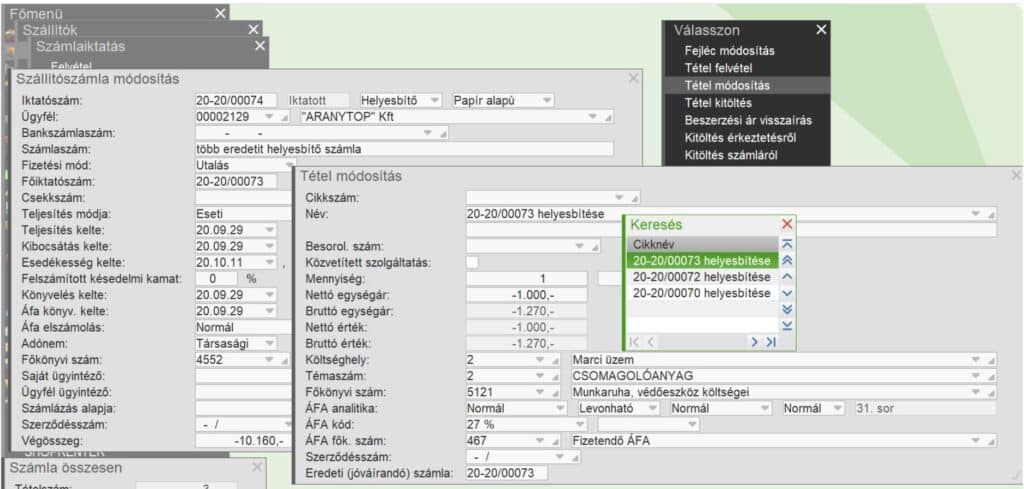 Progen vállalatirányítási, ügyviteli rendszerek